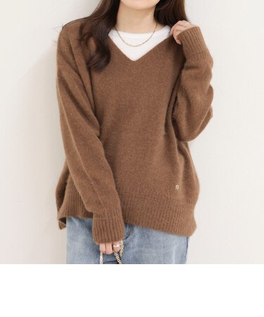 FOX MIX Vネックニットプルオーバー