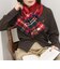 【TWEEDMILL/ツイードミル】別注カラーウール×フリースリバーマフラー