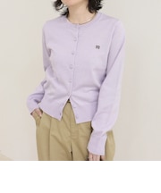 FR刺しゅうBASIC天竺カーディガン