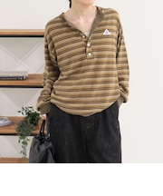 【GEVACO/ゲバコ】リンガーヘンリーボーダーロンTシャツ