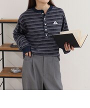 【GEVACO/ゲバコ】リンガーヘンリーボーダーロンTシャツ