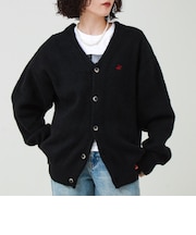 【実績品番/UNISEX】【BHPC】モヘヤタッチニットカーディガン