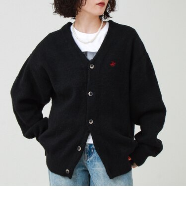 【実績品番/UNISEX】【BHPC】モヘヤタッチニットカーディガン