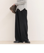 【リピーター続出!/4サイズ展開】とろみWarmストレートイージーパンツ