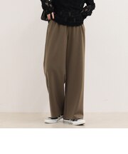 【リピーター続出！/4サイズ展開】とろみWarmストレートイージーパンツ
