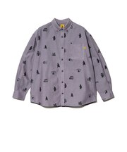 【COBMASTER/コブマスター】コブベアー総柄オックス ボタンダウンシャツ
