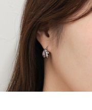 クリアカラーワンタッチリングピアス