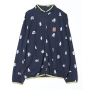 【COBMASTER/コブマスター】コブベアー総柄ワッフルジップジャケット