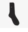 【LACOSTE/ラコステ】RIB CREW SOCKS クロックエンブレム1×1リブニットソックス