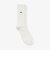 【LACOSTE/ラコステ】RIB CREW SOCKS クロックエンブレム1×1リブニットソックス