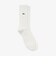 【LACOSTE/ラコステ】RIB CREW SOCKS クロックエンブレム1×1リブニットソックス