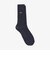 【LACOSTE/ラコステ】RIB CREW SOCKS クロックエンブレム1×1リブニットソックス
