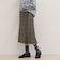 【Oneil of Dublin/オニールオブダブリン】checked midi skirt