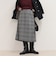 【Oneil of Dublin/オニールオブダブリン】checked midi skirt