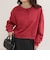 《WEB限定》【DISCUS /ディスカス】フレンチテリークロップドヘンリープルオーバー