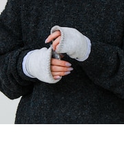 【TWEEDMILL/ツイードミル】フィンガーレスフリースグローブ
