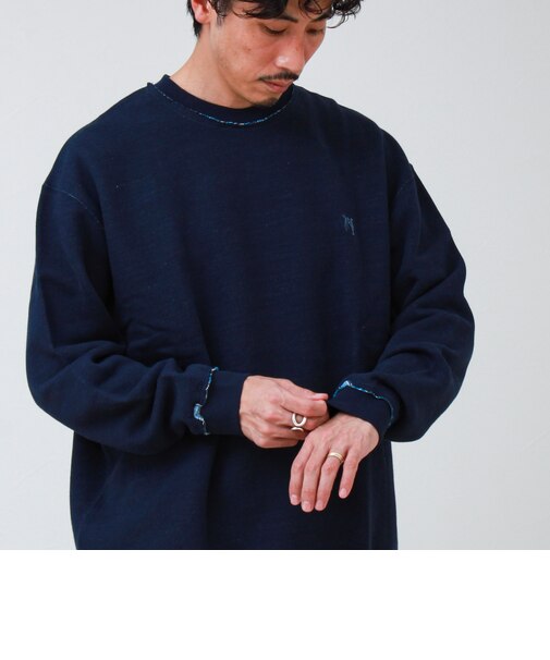【BOY BACK FANCY】裏配色フリース スウェットプルオーバー