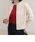 【LACOSTE/ラコステ】ショート丈ダブルフェイスカーディガン