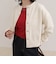 【LACOSTE/ラコステ】ショート丈ダブルフェイスカーディガン