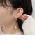 ニュアンスアシメパールピアス