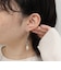 ニュアンスアシメパールピアス