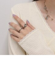 アンティークモチーフセットリング