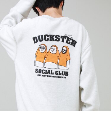 【Duckster/ダックスター】ユニセックス DUCK’S GYMリバーシブルスウェット