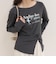 ツイストデザインballetロンTシャツ