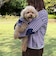 【FR PETS】ボーダーハートパッチプルオーバー