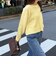 ハートタックスリーブニットプルオーバー