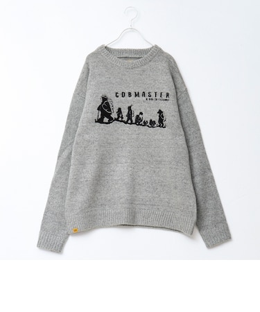 【COBMASTER/コブマスター】COBファミリー刺繍ニット
