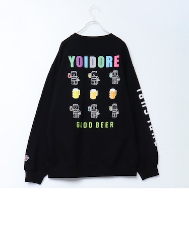 【YOIDORE/ヨイドレ】グビグビブロック クルースウェット