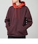 【遊び心あるバイカラー】2-TONE HOODIE ボアフード裏起毛スウェットパーカー