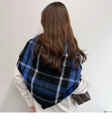 【TWEEDMILL/ツイードミル】トライアングルマフラー