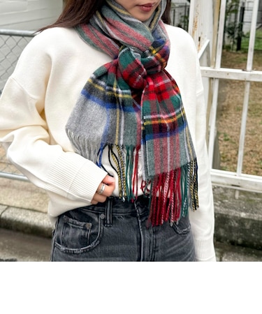 【TWEEDMILL/ツイードミル】48幅ウールストール