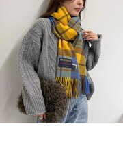【TWEEDMILL/ツイードミル】48幅ウールストール