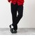 【豊富なサイズ展開/S～XL】コール裏フリースストレッチイージーパンツ