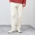 【豊富なサイズ展開/S～XL】コール裏フリースストレッチイージーパンツ