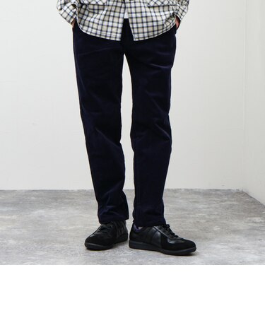 【豊富なサイズ展開/S～XL】コール裏フリースストレッチイージーパンツ