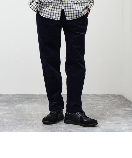 【豊富なサイズ展開/S～XL】コール裏フリースストレッチイージーパンツ