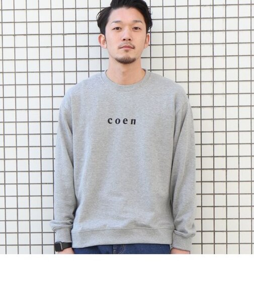 coenチビロゴスウェットクルーネック（トレーナー）