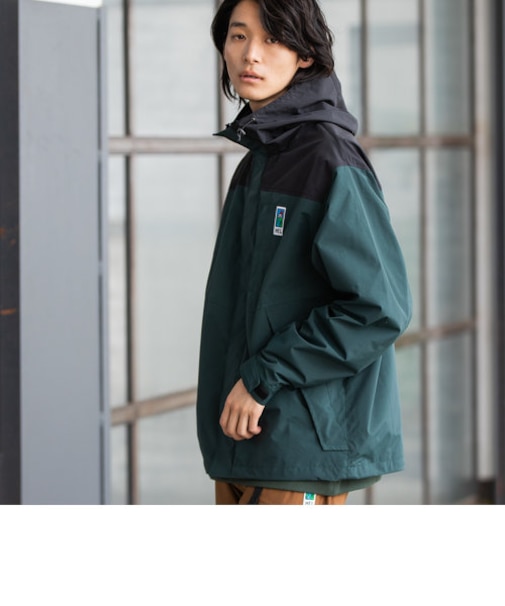 【GO OUT10月号掲載】MEI(メイ)別注カラーブロックマウンテンパーカー