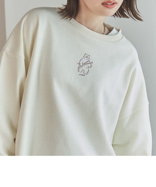 coen × 金安 亮 イラスト裏毛スウェット