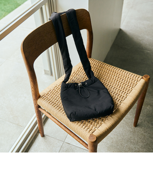 ドローコードパディングミニショルダーバッグ