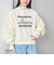 PEANUTS（ピーナッツ）コラボピグメント裏毛クルーネックスウェット
