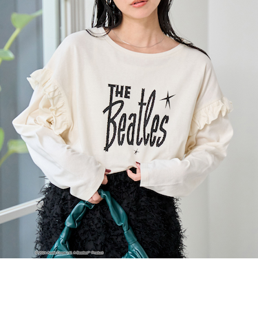 ROCK STANLEY（ロックスタンレー）別注ビートルズフリルロングスリーブTシャツ