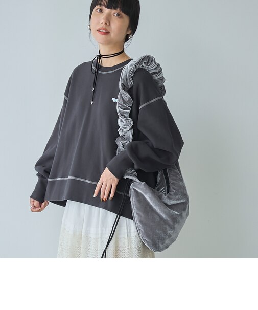 【再入荷 / 新色登場】ギャザーハンドルショルダーバッグ
