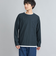 コットンタッチワッフルフェイクレイヤードロングスリーブTシャツ
