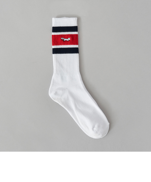 PENNEYS（ぺニーズ）別注ワンポイント刺繍ラインソックス