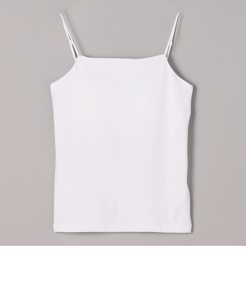 カップ付きベア天竺スクエアキャミソール